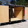 7x12 SA Trailer - Black, Barn Doors, Side Door, Brakes, Extra Height