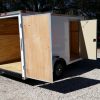 7x12 SA Trailer - White, Barn Doors, Side Door, Brakes, Extra Height