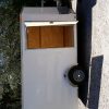 7x12 SA Trailer - White, Barn Doors, Side Door, Brakes, Extra Height