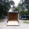 7x16 TA Trailer - Black, Ramp, Side Door, Extra Height