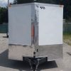 7x18 TA Trailer - White, Ramp, Side Door, Extra Height