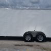 7x18 TA Trailer - White, Ramp, Side Door, Extra Height
