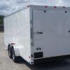 7x18 TA Trailer - White, Ramp, Side Door, Extra Height
