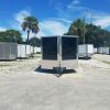 8.5x16 TA Trailer - Black, Ramp, Side Door, and D-Rings