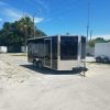 8.5x16 TA Trailer - Black, Ramp, Side Door, and D-Rings