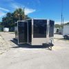 8.5x16 TA Trailer - Black, Ramp, Side Door, and D-Rings