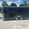 8.5x16 TA Trailer - Black, Ramp, Side Door, and D-Rings