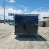 8.5x16 TA Trailer - Black, Ramp, Side Door, and D-Rings