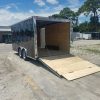 8.5x16 TA Trailer - Black, Ramp, Side Door, and D-Rings