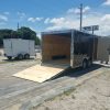 8.5x16 TA Trailer - Black, Ramp, Side Door, and D-Rings