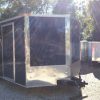 8.5x20 TA Trailer - Black, Ramp, Side Door, and D-Rings