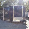 8.5x20 TA Trailer - Black, Ramp, Side Door, and D-Rings