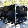 8.5x20 TA Trailer - Black, Ramp, Side Door, and D-Rings