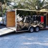 8.5x20 TA Trailer - Black, Ramp, Side Door, and D-Rings