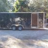 8.5x20 TA Trailer - Black, Ramp, Side Door, and D-Rings