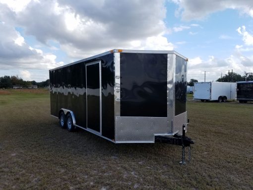 8.5x20 TA Trailer - Black, Ramp, 5K Axles, Electrical, Additional Options