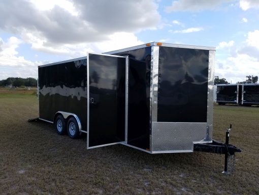 8.5x20 TA Trailer - Black, Ramp, 5K Axles, Electrical, Additional Options