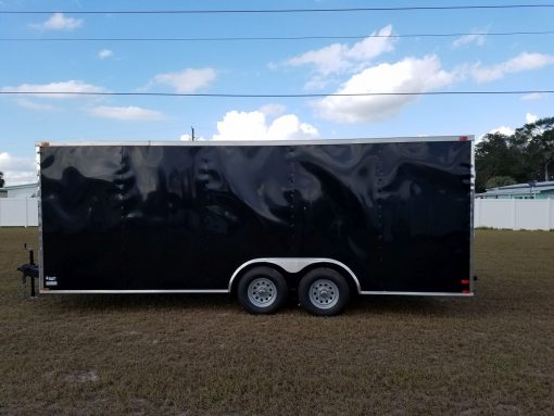 8.5x20 TA Trailer - Black, Ramp, 5K Axles, Electrical, Additional Options