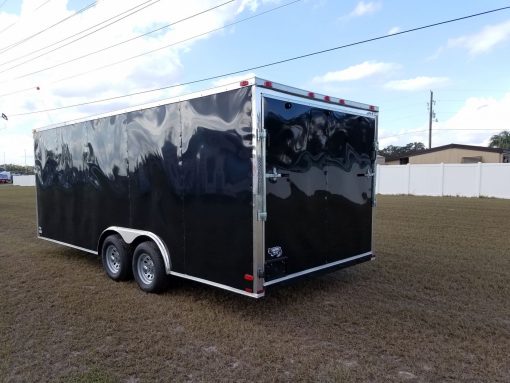 8.5x20 TA Trailer - Black, Ramp, 5K Axles, Electrical, Additional Options