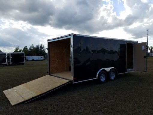 8.5x20 TA Trailer - Black, Ramp, 5K Axles, Electrical, Additional Options