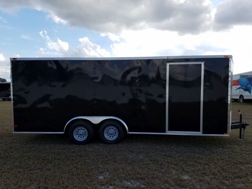 8.5x20 TA Trailer - Black, Ramp, 5K Axles, Electrical, Additional Options