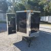 5x10 SA Trailer - Black, Double Doors, Side Door