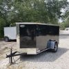 5x10 SA Trailer - Black, Double Doors