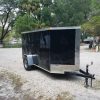 5x10 SA Trailer - Black, Double Doors