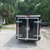5x10 SA Trailer - Black, Double Doors