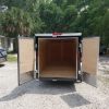5x10 SA Trailer - Black, Double Doors