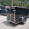 5x10 SA Trailer - Black, Double Doors