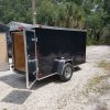 5x10 SA Trailer - Black, Double Doors