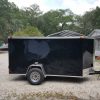 5x10 SA Trailer - Black, Double Doors