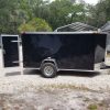 5x10 SA Trailer - Black, Double Doors