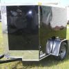 5x6 SA Trailer - Black, Ramp