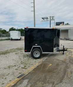 5x6 SA Trailer - Black, Single Door