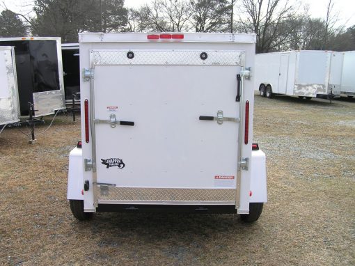 5x6 SA Trailer - White, Ramp