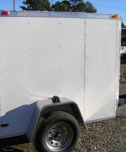 5x6 SA Trailer - White, Single Door