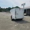 5x8 SA Trailer - White, Single Door, Side Door