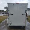 6x12 SA Trailer - White, Ramp, Side Door, Extra Height