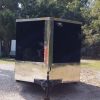 7x10 SA Trailer - Black, Ramp, Side Door