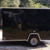 7x10 SA Trailer - Black, Ramp, Side Door
