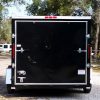 7x10 SA Trailer - Black, Ramp, Side Door