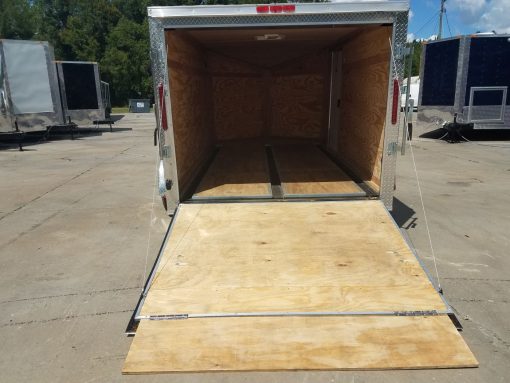 7x12 TA Trailer - SilverBlack, Torsion Axles, E-Track, Reduced Height, Additional Options