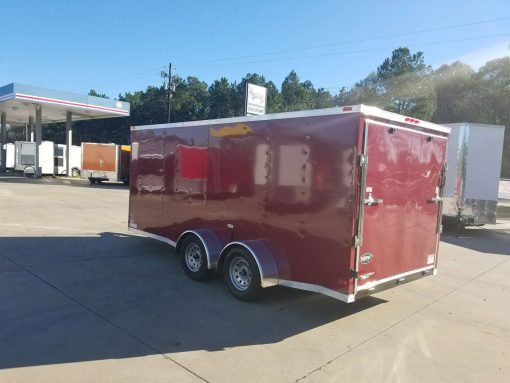 7x16 TA Trailer - Brandywine, Ramp, Side Door, Split Axles