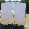8.5x12 TA Trailer - White, Ramp, Side Door