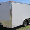 8.5x12 TA Trailer - White, Ramp, Side Door