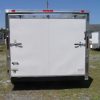 8.5x12 TA Trailer - White, Ramp, Side Door