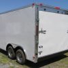 8.5x12 TA Trailer - White, Ramp, Side Door