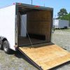 8.5x12 TA Trailer - White, Ramp, Side Door
